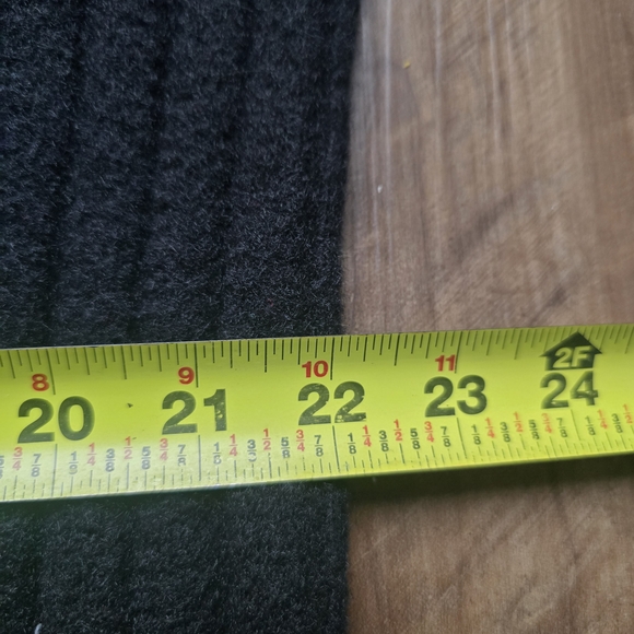 Aerie Buttercream Black Ribbed Crewneck Sweater - Picture 6 of 9